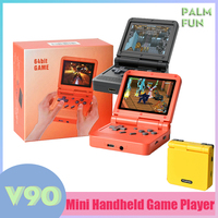 Powkiddy V90 Handheld Game Console 3.0 Inch IPS Screen Retro Video Game Player 64G Open Source Portable Mini Consoles Gift