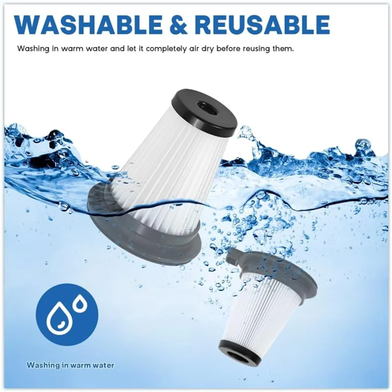 FZFZ لـ Wyze Robot Vacuum Replacement Parts Kit Forwyze Vacuum Filter Vacuum Cleaner Filter 5PCS