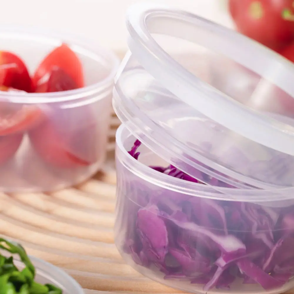 

4 Pack 32 Oz Glass Salad Jars Built-in Sauce Cup with Scale Marking Mason Jars Leak-proof Transparent Salad Container Office