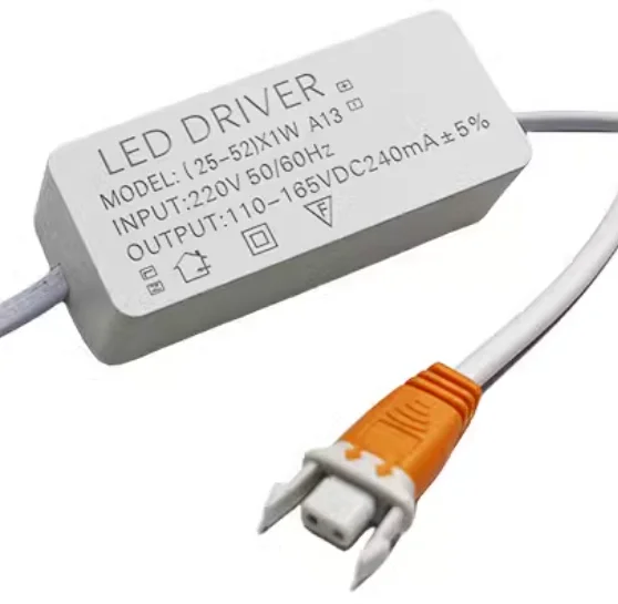 18-24W 25-52W 48W 48-60W 68-96W 100-520mA LED Isolation Driver AC110-265V Constant Current Transformer for Spotlight Downlight