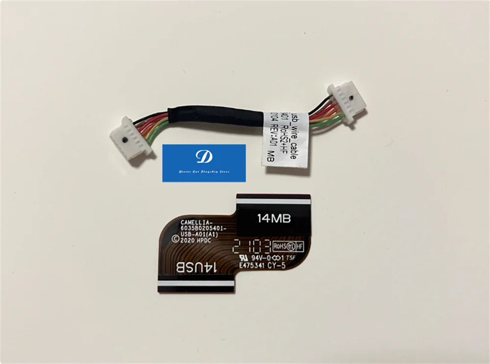 PARA HP 830 840 845 850 855 G7 G8 Cabo de placa de placa de som de áudio USB