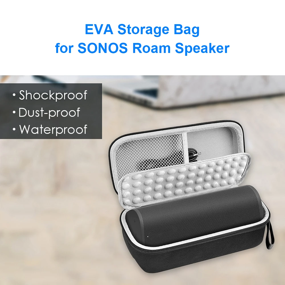 For Sonos Roam Travel Carrying Case Hardshell EVA Portable Storage Carry Case