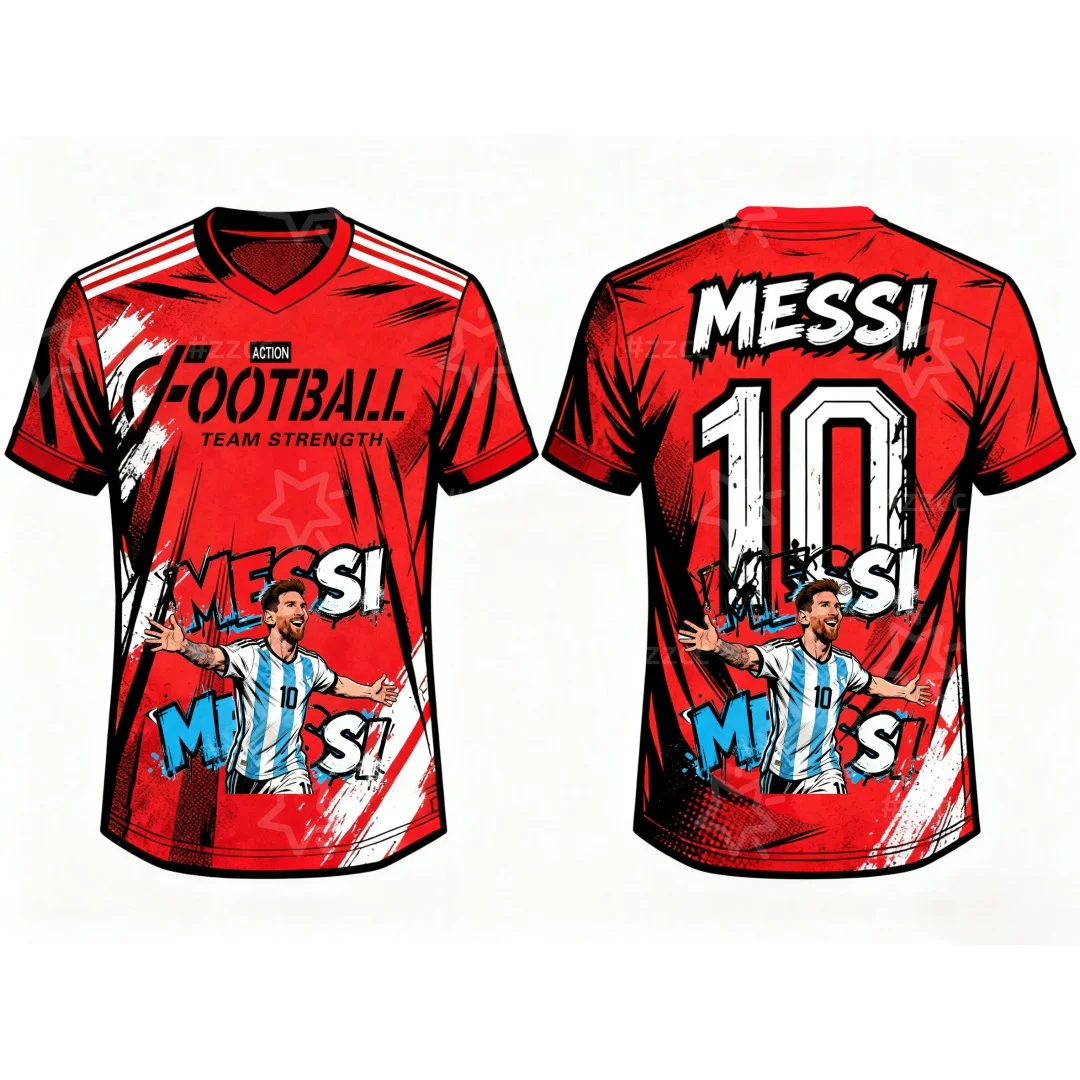 ميسي رقم. 7 كرة القدم جيرسي الرجال المنافسة التدريب جيرسي ثلاثية الأبعاد الطباعة الخريف الرياضة الجافة بسرعة تي شيرت رجالي ملابس الأطفال