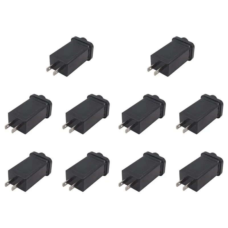 

【BRILLIANT 】10X 24V Transformer Plug Power Supply Suitable For Christmas Halloween LED Equipment Decorations US Plug