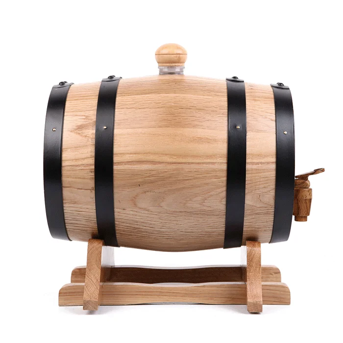 

Natural oak beer keg small wooden keg