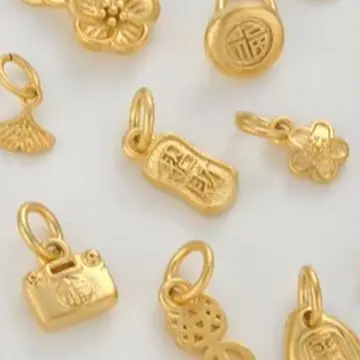 

Shajin Zhaocai Nafu Peace Lock Tag кулон с цветком сливы DIY браслет ручной работы ювелирные изделия Подвески K615