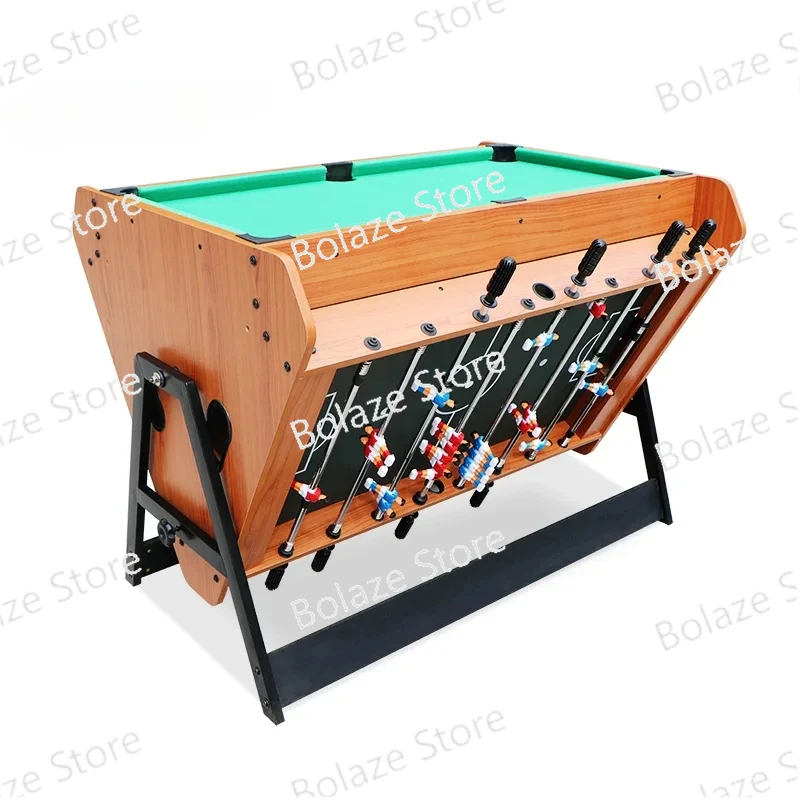 Retail Cheap Price 3 in 1 Rotating Multi Game Pool Tables and Air Hockey Football Table 4 FT