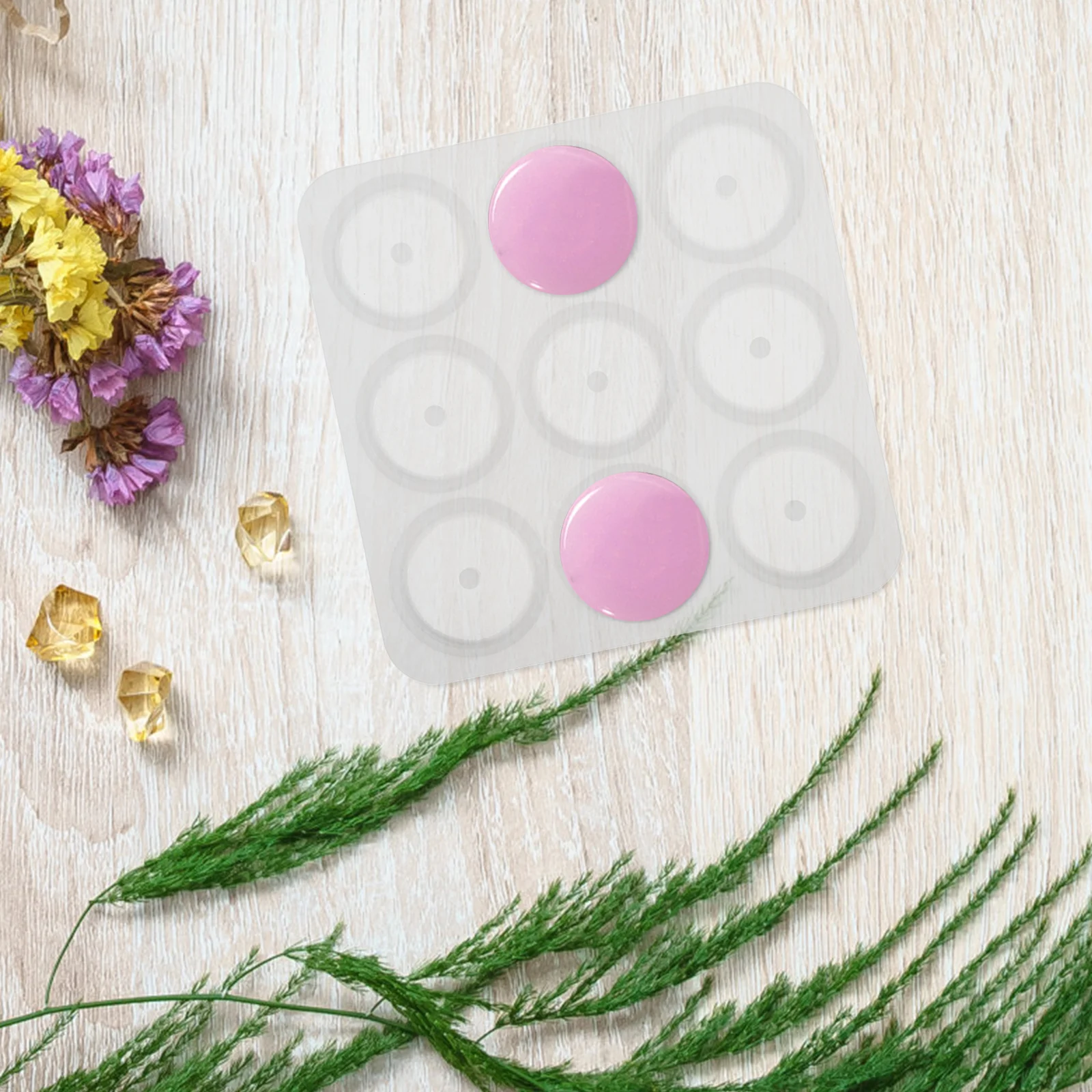 2 قطعة لتقوم بها بنفسك الزجاج مثل المعلقات قالب من السيليكون الراتنج الصب سهلة Demolding دائم مجوهرات صياغة قوالب حلية