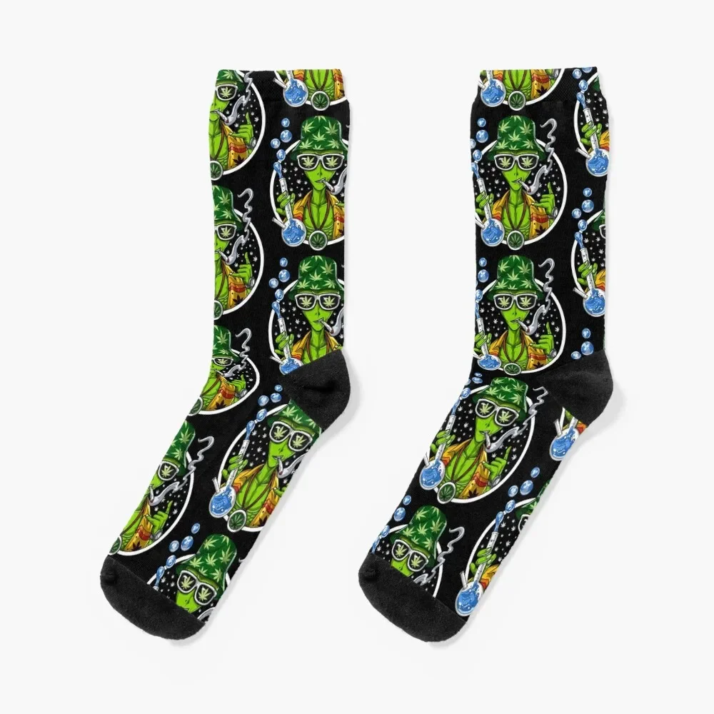 

Weed Alien Stoner Socks summer football Socks Women's Men's