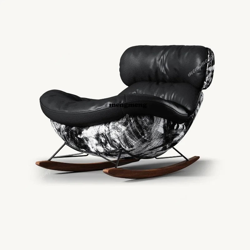 

Italian light luxury rocking chair living room home balcony sleeping recliner modern simple leisure single sofa lazy chair