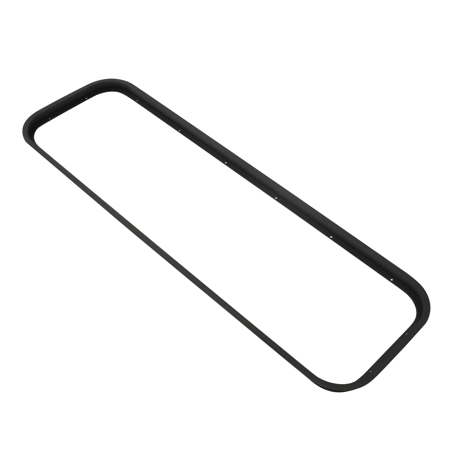 استبدال نافذة RV المنزلقة الأفقية مقاس 42 × 12 بوصة بإطار من الألومنيوم الأسود مع شاشة لمقطورة التخييم