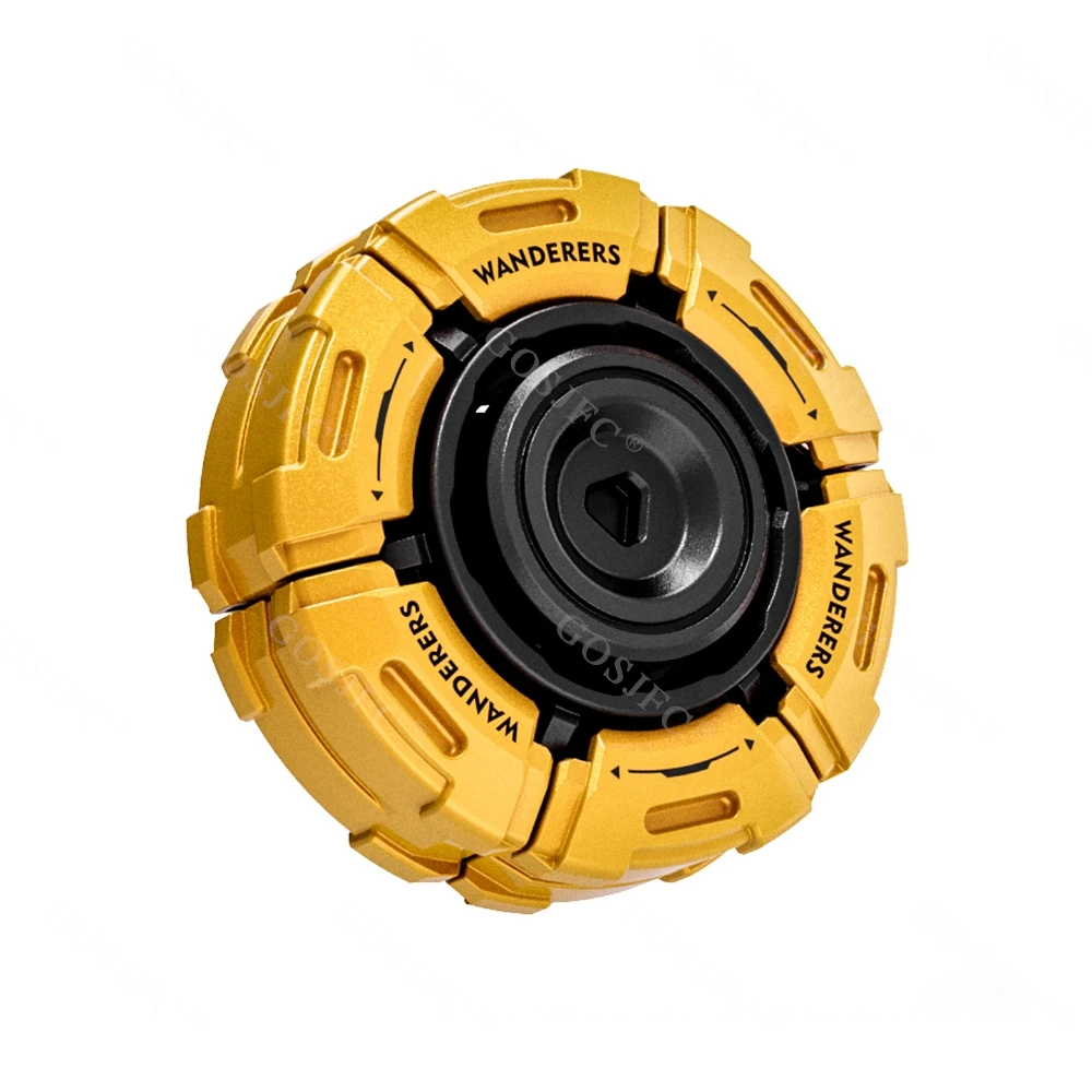 Wanderer EDC フィジェットスピナー オープンネイルジャイロ ストレス解消おもちゃ フィジェットおもちゃ 大人用 オフィスデスクアクセサリー