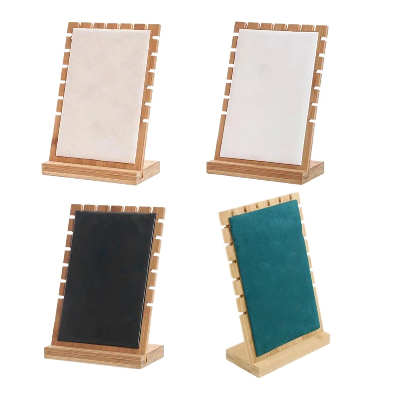 

Вертикальная деревянная доска, органайзер для ювелирных изделий, демонстрация ожерелий, серег, подставка для ювелирных изделий, многофункциональная коробка для хранения