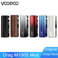 Original VOOPOO Drag M100S Mod 100W Box Mod Adjustable Power Supports 18650/21700 Battery Electronic Cigarette Type-C Vaporizer