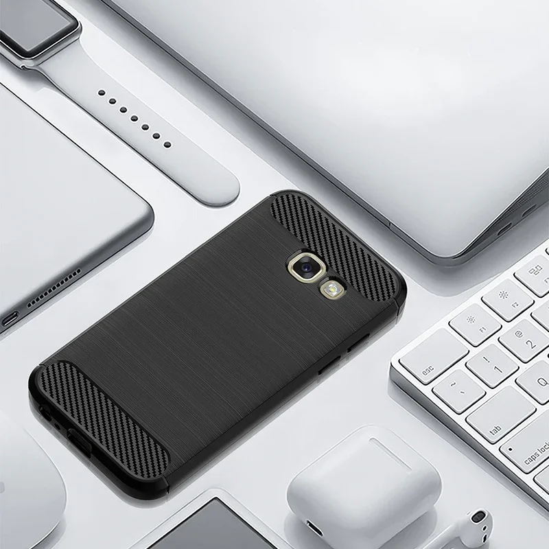 Case For Samsung Galaxy A3 2017 Case Silicone TPU Shockproof Carbon Cover for Samsung Galaxy A3 2017 A320 A320F Funda Capa Coque