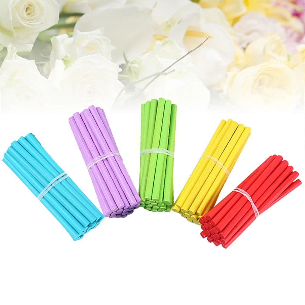 

100pcs Colorful Math Manipulatives Math Wooden Counting Sticks Kids Preschool Educational Toys Counting Rods for Arithmetic Lear