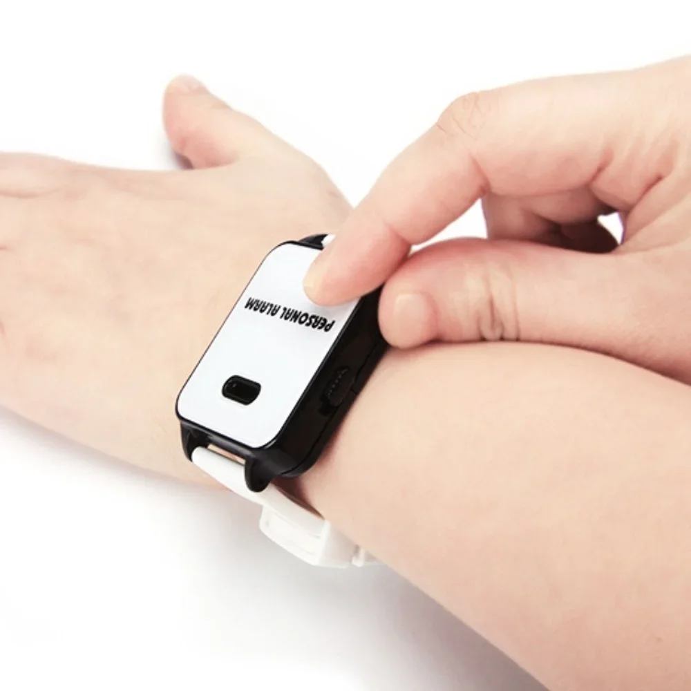 Wrist Anti Wolf Artifact Ladies Night Running Safety Portable Alarm Personal Watch Alarm  Personal Security Self Defense