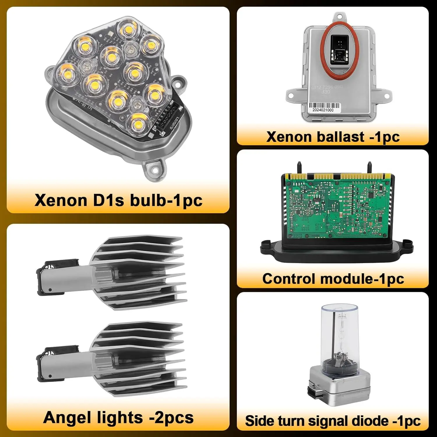 63117237647 63117316217 キセノンバラスト電球 LED モジュールダイオードキット LH 2011-2013 BMW 528i 535i 550i M5