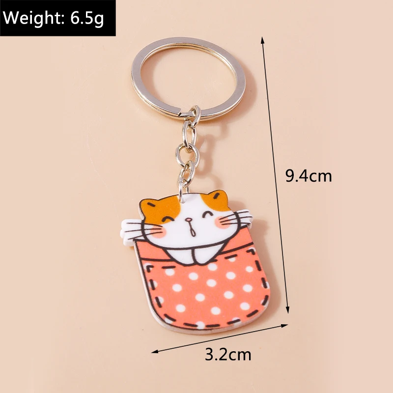Cartoon Henne Schlüsselanhänger Tier Huhn Charms Schlüsselanhänger für Frauen Männer Autoschlüssel Handtasche Geldbörse Hängende Schlüsselanhänger DIY Zubehör – Detail 26