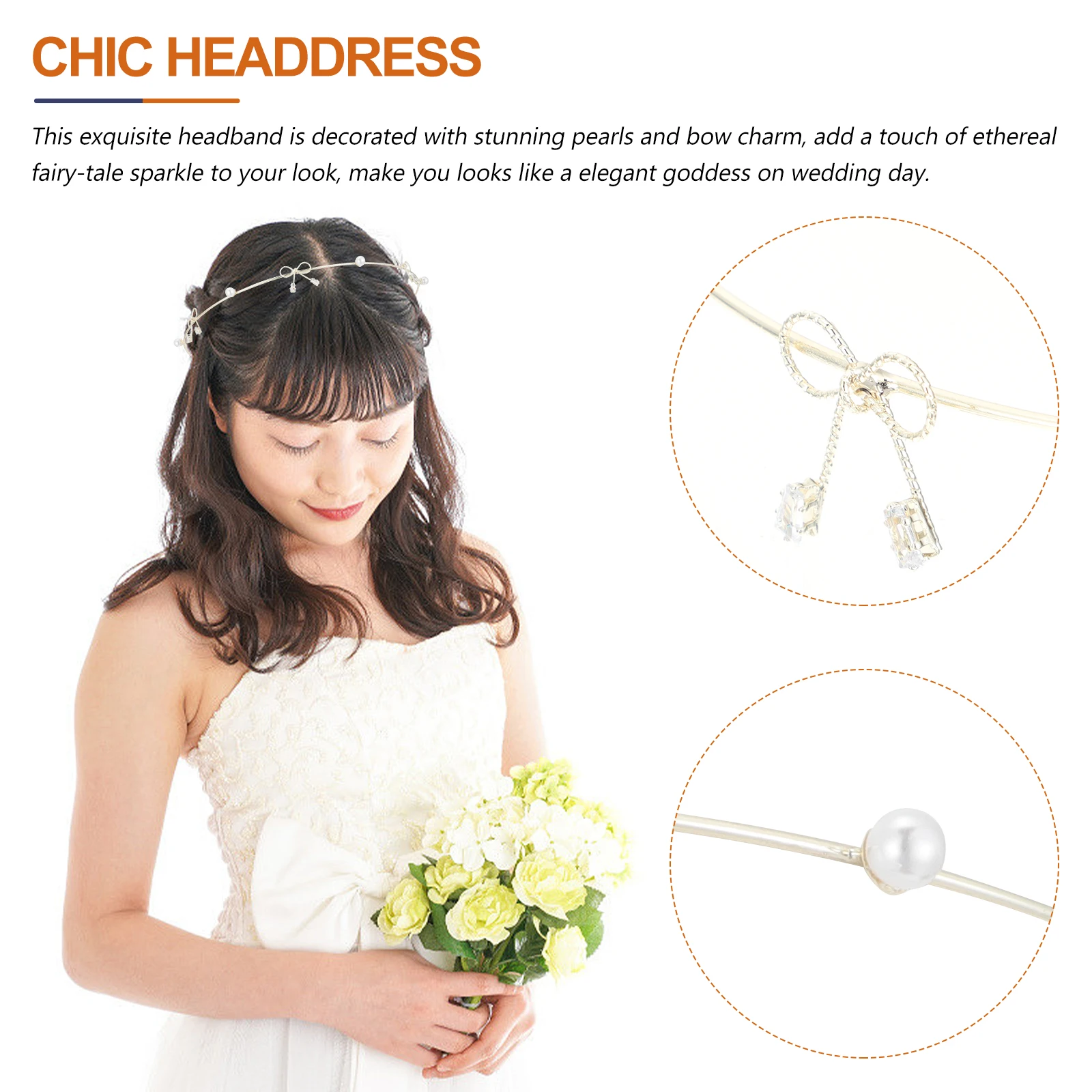 

Girls Headb Fashion Hairb Satin Golden Zinc Alloy Women Glamorous Bridal Hair Accessories Wedding Prom Homecomings Garden