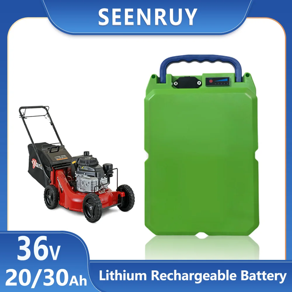 36v 20Ah 30Ah  Lithium Battery Built-in 30A BMS for wLawn mower outdoor power tool with 5A Chargers