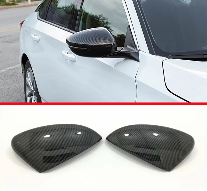 

Carbon Fiber Style Side Mirror Cover Trim For Honda Accord MK10 2018 2019 Car Accessories Stickers W4