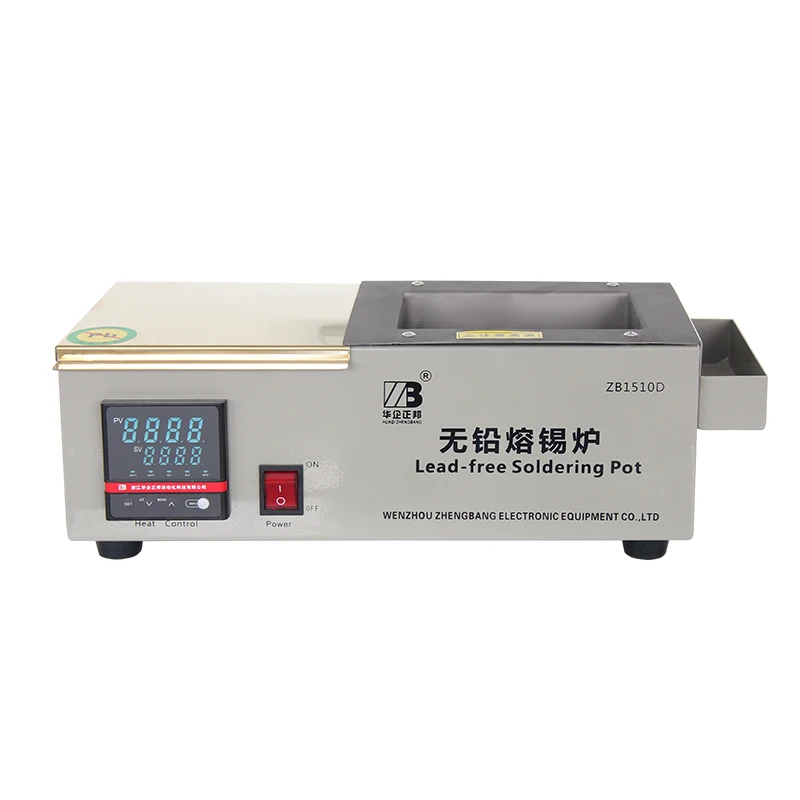2200W Lead Free Melting Tin Soldering Pot High Temperature Solder Furnace Digital Display Temperature Control Solder Pot