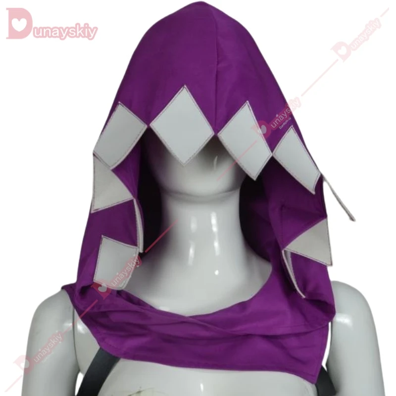 Disguise Arcane Jinx Cosplay Hat Game LOL TV 2 Costume Accessories Adult Women Roleplay Headwear Female Fancy Dress Up Party