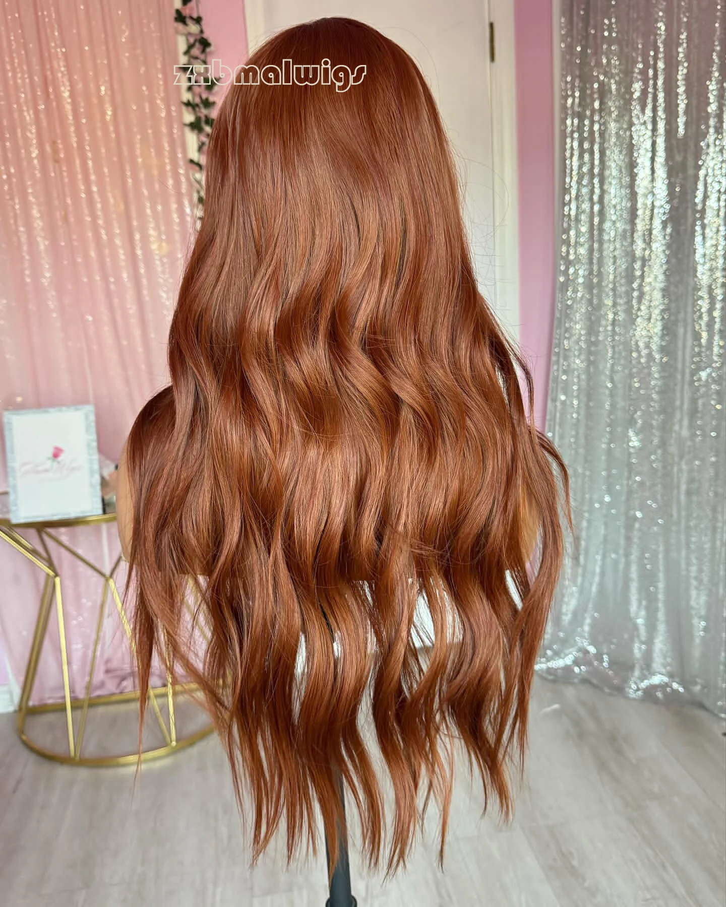 ZXBMALWIGS Pony Body Wave Synthetisch Haar Gember Lace Front Pruiken voor Vrouwen Lijmloze Hoge Temperatuur Vezel Kant Pruiken Cosplay