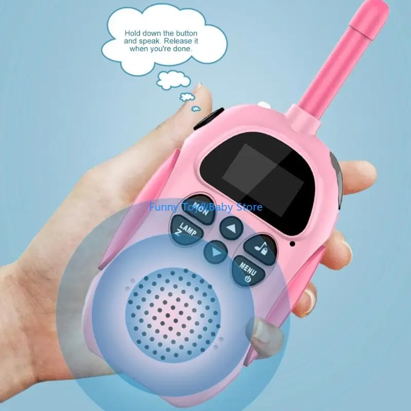 ของเล่นวิทยุ Walkie ระยะไกลสำหรับเด็กพร้อมการเคลื่อนไหวที่แตกต่างและง่ายดายสำหรับการสื่อสารระหว่างผู้ปกครองและงานกลางแจ้ง C90B