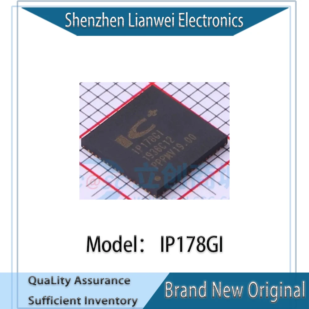 

100% New Original IP178GI IC Ethernet Switch Chipset QFN-68