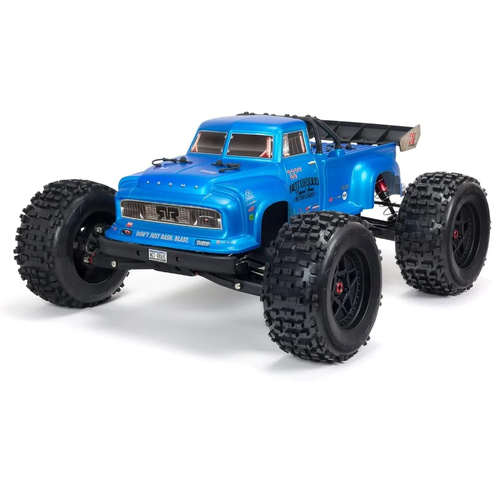 Camion RC Stunt avec Spektrum Firma RTR, émetteur et récepteur inclus, Notorious 6S, V5 versiBLX, 24.com, 1/8