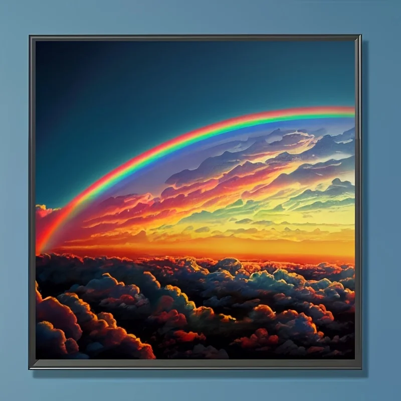 

500/1024PCS Jigsaw Puzzles Rainbow in the Sea of Clouds Puzzle Suitable for Beginners Gift Toys for Leisure and Entertainment