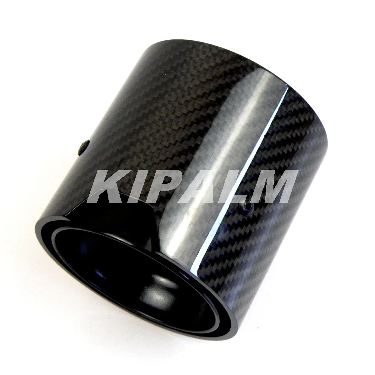 Car Exhaust Pipe M LOGO black stainless steel  Carbon Fiber Exhaust Tips for BMW M235i M240i M335i M340i M435i M440i