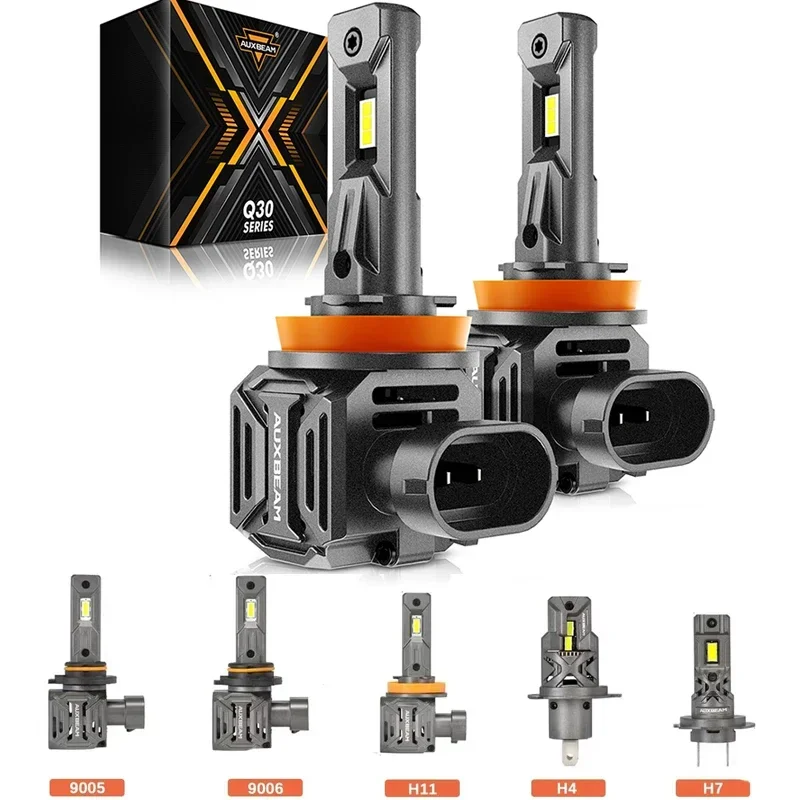

AUXBEAM Q30 Series 2pcs LED Headlight Bulbs Q30 Series 110W 24000LM Wireless Plug and Play LED Headlight Lamp Bulbs