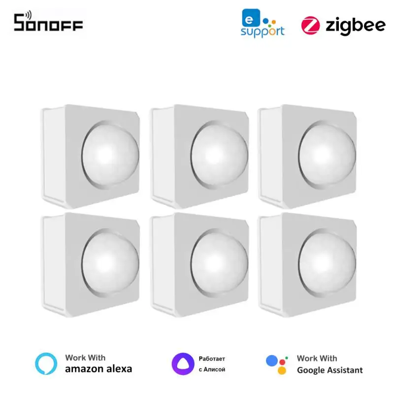 SONOFF SNZB-03 지그비 모션 센서 감지기, EWeLink를 통한 스마트 홈 원격 제어, ZBBridge, Alexa Google Home 작동 필요 