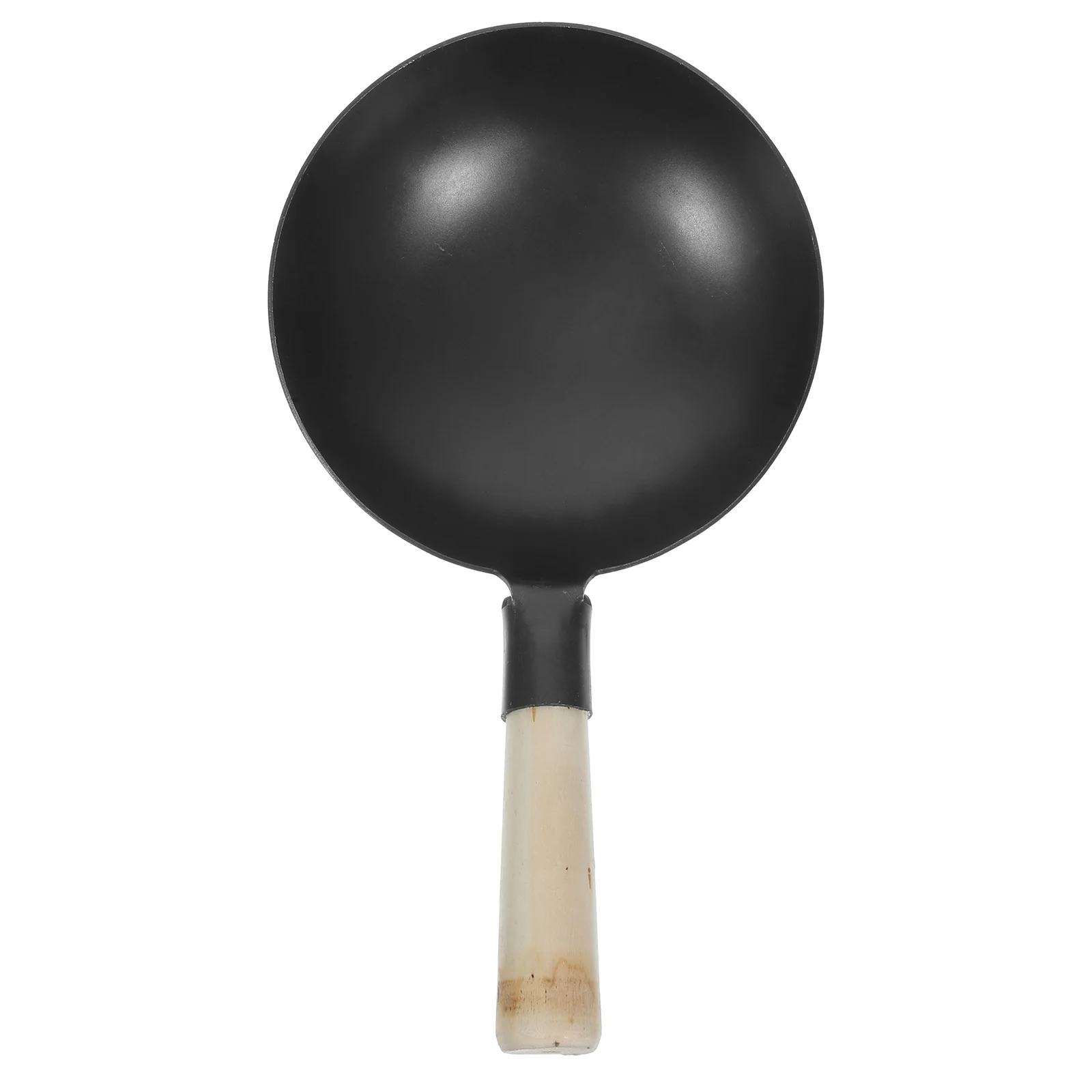 Mini Wok Kids Tools Models Pretend Play Pot Toy Cooking Utensils Kitchen Simulation Kitchenware Wooden Child Cookware Frying