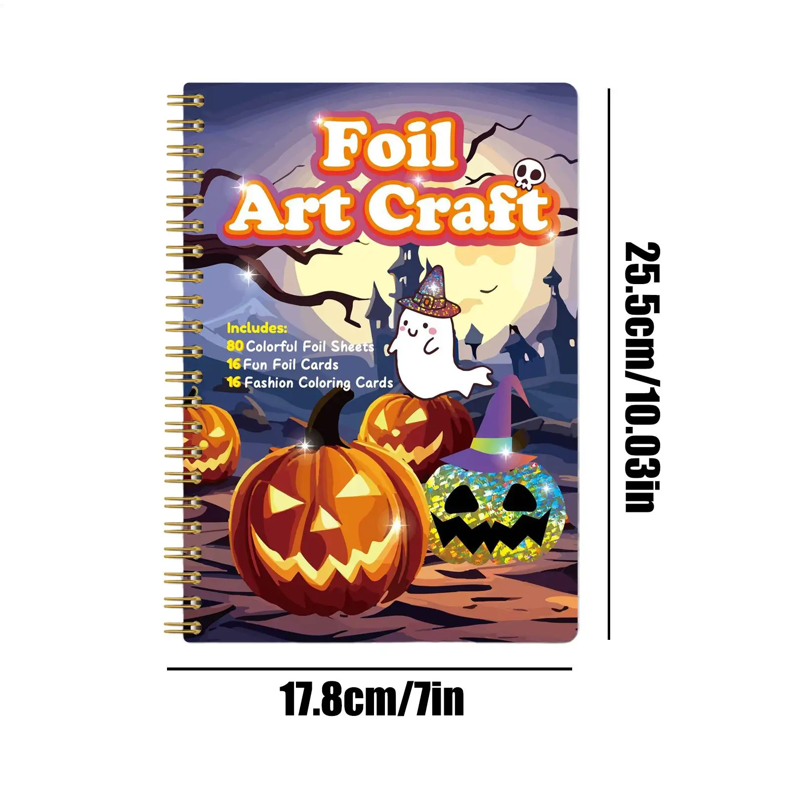 Kid Foil Craft Kit Child Peel-and-Press Foil Art Set Crafting Making Supplies Travel Toys For Children Teens Youth Family