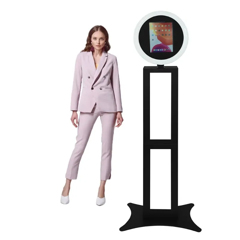 RGB Roamer 10.2 11 12.9'' Photobooth Photo Booth Shell Led Oval Stand Kiosk Stand Plate Faceplate