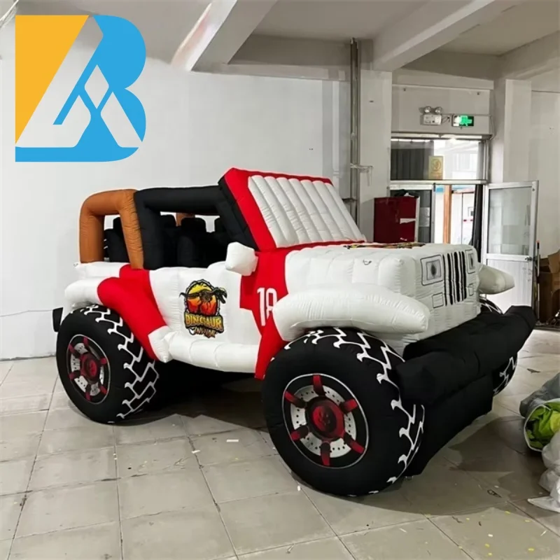 

Bespoke Advertising Supply Giant Inflatable Jeep Vehicle for Event Decoration Toys