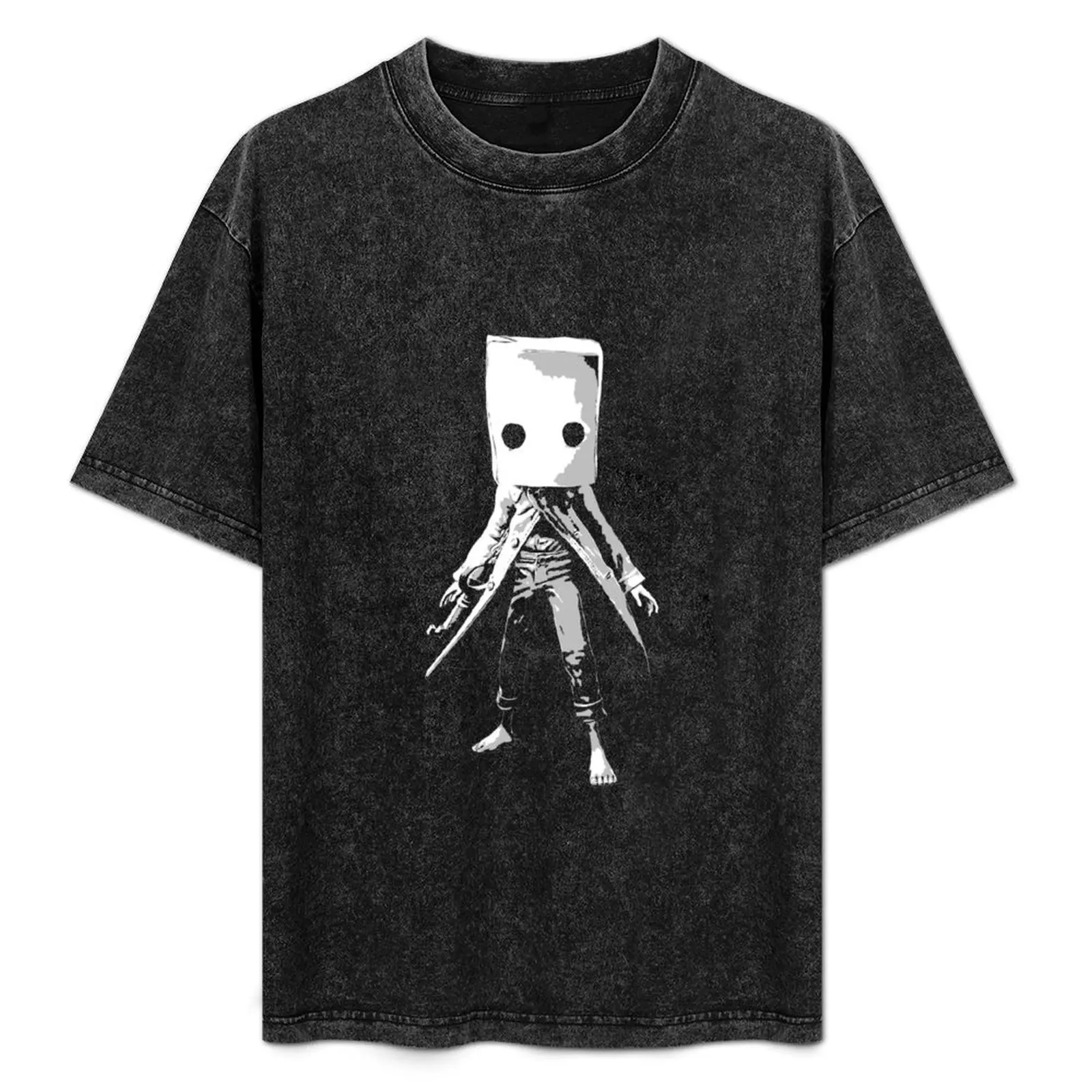 

Nightmares - Mono T-Shirt Plus Size Loose Short Sleeve Top