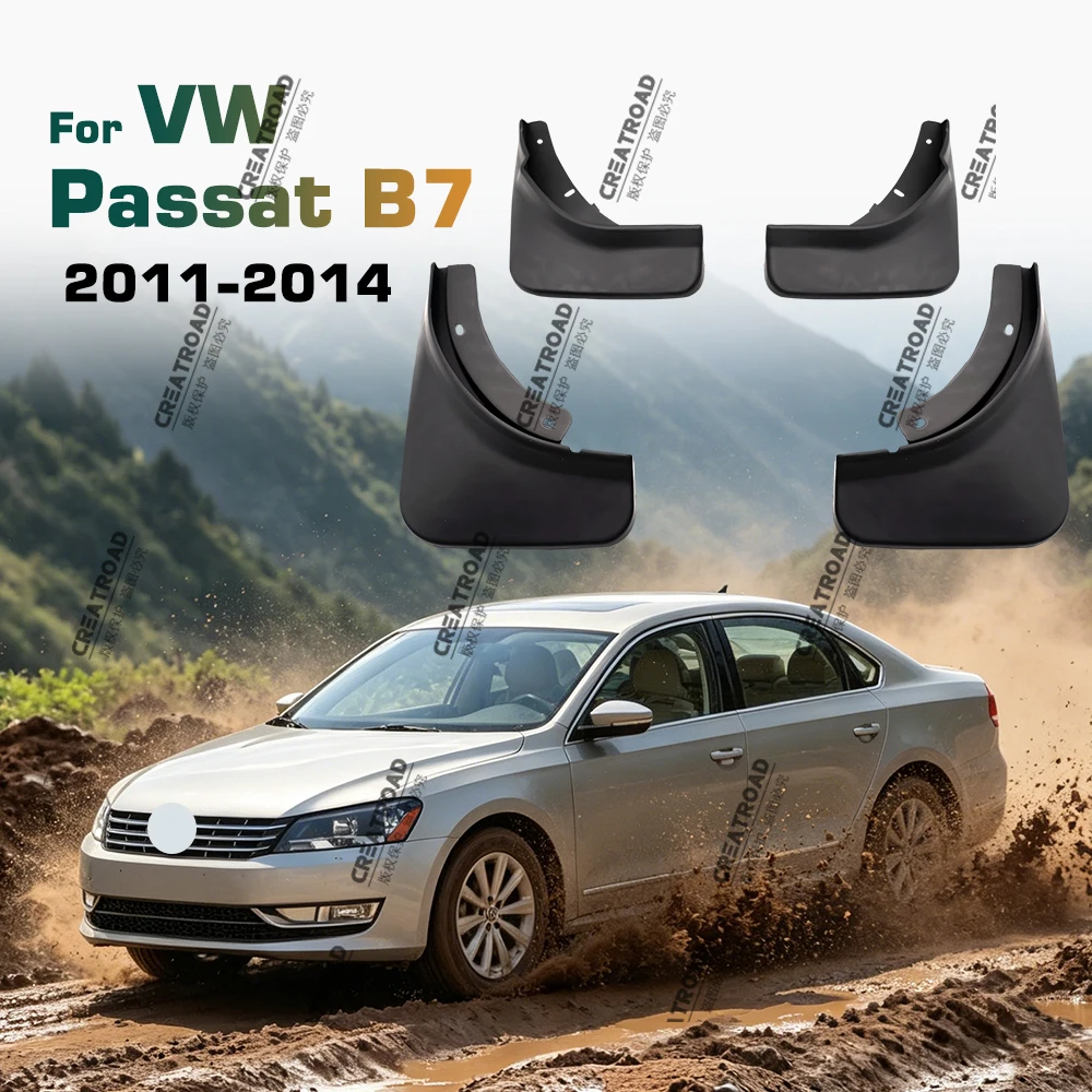 Auto-Schmutzfänger vorne und hinten Kotflügel Schmutzfänger Kotflügel Spritzschutz für VW Passat B7 2011 2012 2013 2014