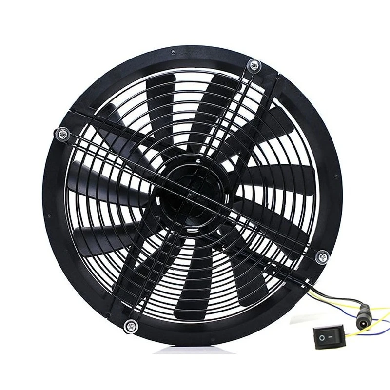 12V positive and reverse 25CM large size silent car SUV RV self-driving tour, power saving, exhaust air cooling fan