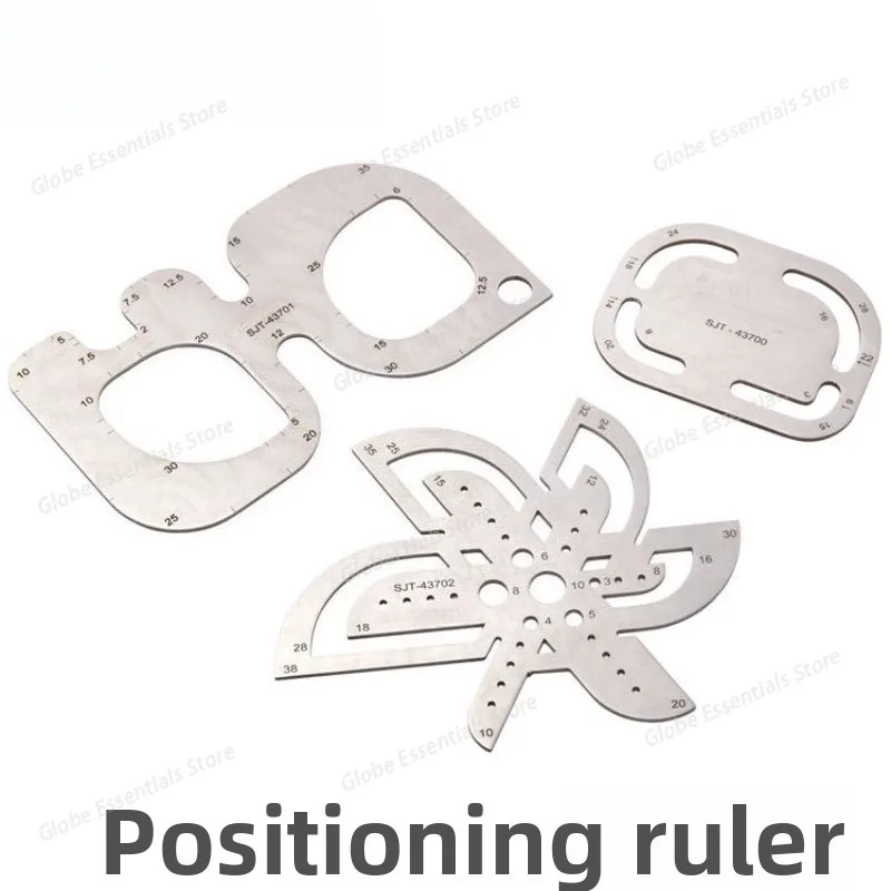 

Кожаный ремешок, трафарет, шаблон, ремешок для часов из нержавеющей стали, измерительная линейка, набор инструментов, угловой калибр, LeatherCraft DIY