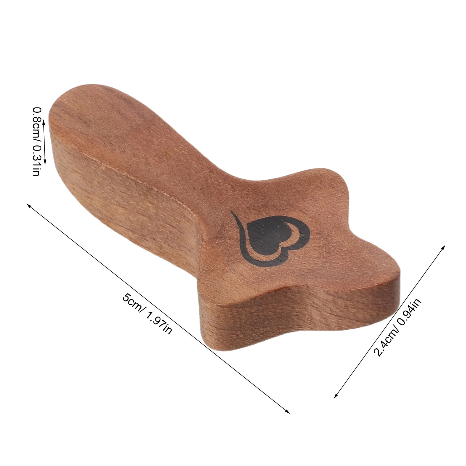 Wooden Carved Handheld Cross Dark Brown Pocket Prayer Crucifix for Clutching Christian Religious Gift Baptism