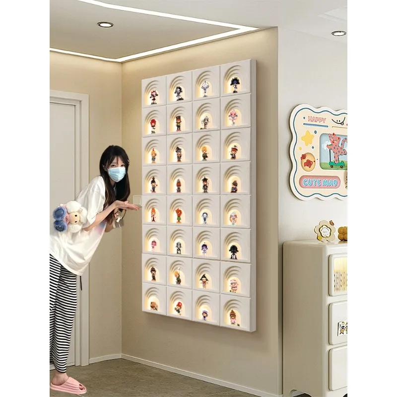 

Storage display stand, three-dimensional sandstone decorative painting at the entrance