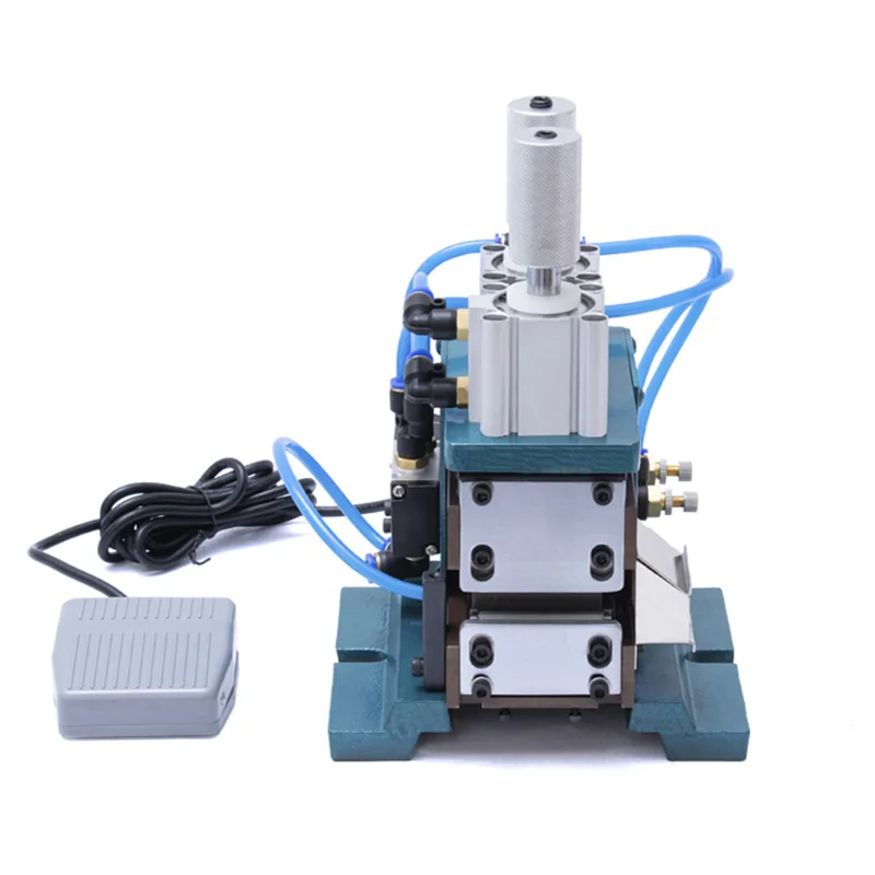 Electrical Peeling Device Inner Cores Cable Stripper Vertical Pneumatic Wire Stripping Machine