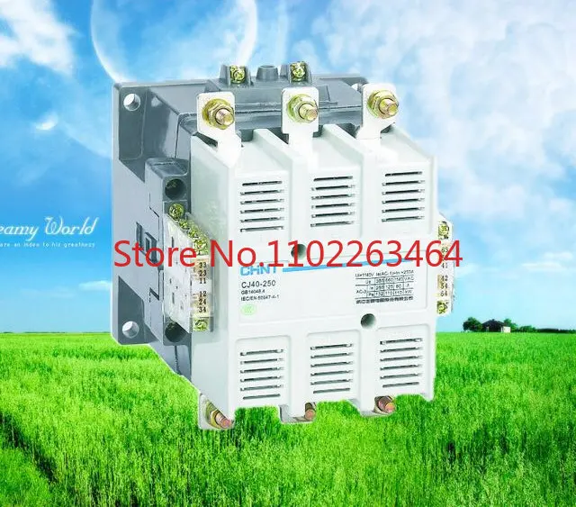 Three-phase AC contactor CJ40-160A 200A 250A 400A 800 three-pole AC220V 380V