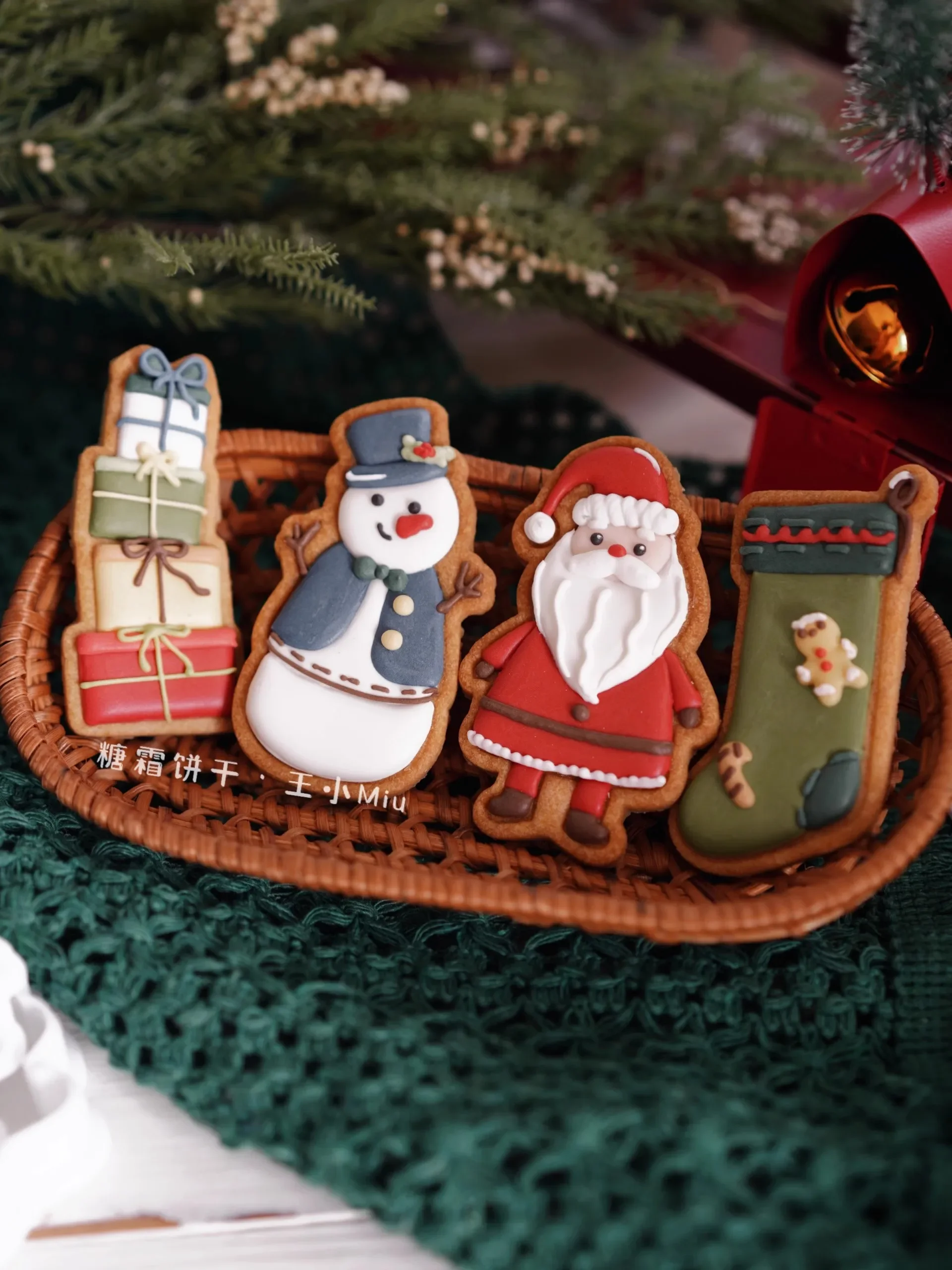 Christmas Santa Claus Sock Cookie Cutter Xmas Snowman Gift Biscuit Stamp  Sugar Craft Fondant Cake Decorating Tools Professional