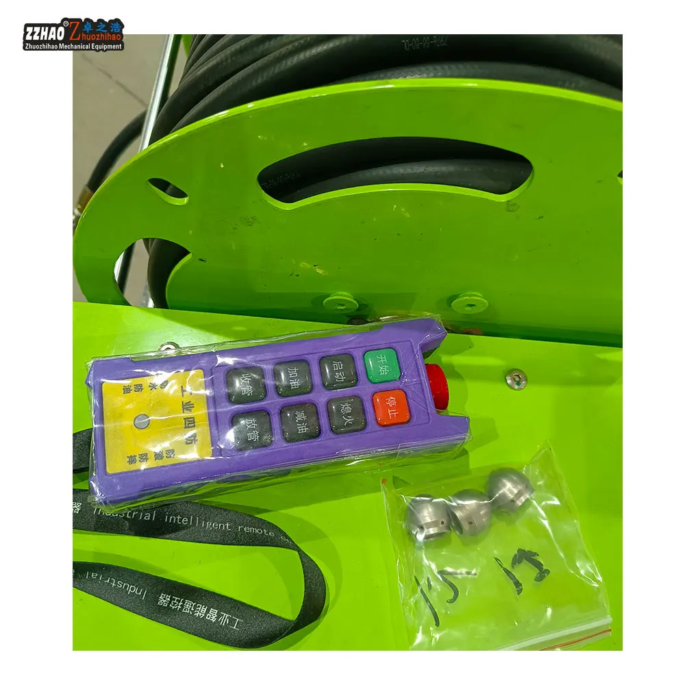 Sewer Pipeline Dredging High Pressure Cleaner Commercial Industrial Water Gun Machine Diesel Gasoline Electric